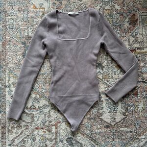 Abercrombie Rib Knit Bodysuit